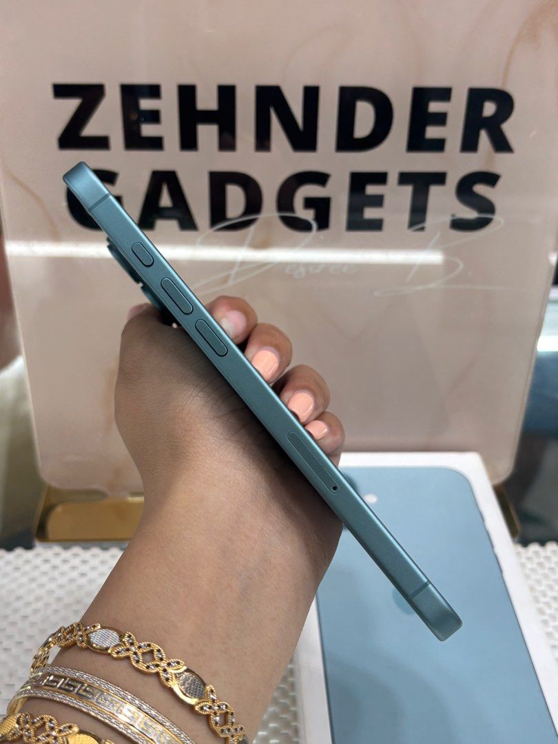 iPhone 16 PLUS 128GB OPENLINE (UNDER WARRANTY) NTC APPROVED (Category: iPhone 16 Series) located in San Juan City. Submitted by desireebayal96 (Listing ID 1397017895, Image 3). Description: iPhone 16 PLUS (TEAL) * UNDER WARRANTY MAY. 2026 * NTC APPROVED * OPENLINE * ANY SIM * 100% BATTERY HEALTH (ORIGINAL NOT BOOSTED CAN CHECK 3UTOOLS) * 120 CYCLE COUNT * 100% SMOOTH * NO DENTS * NO ISSUE * NO HISTORY OF REPAIR * FACE ID & TRUETONE WORKING * WITH