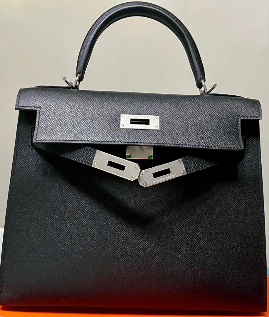 Kelly 25 (Category: Luxury Bags & Wallets) located in Quezon City. Submitted by red_velvetbox (Listing ID 1396879334, Image 1). Description: AE Hermes Kelly 25 All stickers are intact, please see photos epsom leather complete accessories- dust bag, clochette, rain protection, le cuir, box and ribbon hand stitched please check photos closely to appreciate.