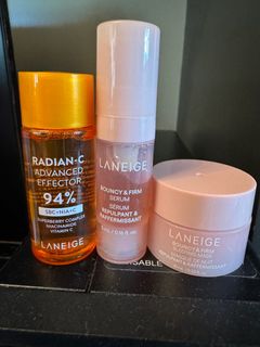 LANEIGE 一套三件旅行裝64192810479491110