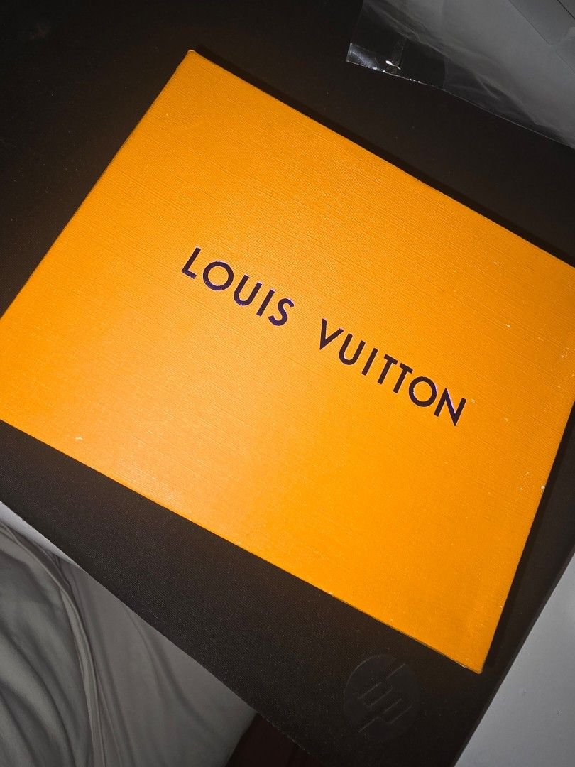 Louis Vuitton Black Embossed Planner (Category: Luxury Bags & Wallets) located in Balamban. Submitted by macabebe (Listing ID 1397003523, Image 1). Description: - Louis Vuitton planner - Black embossed leather - Includes original box and inserts (2021-2024) - Snap closure with gold-tone button - Dimensions: Approximately 5.6" height x 3.7" width - Features card slots and ring binder mechanism slight flaw is on last picture . .