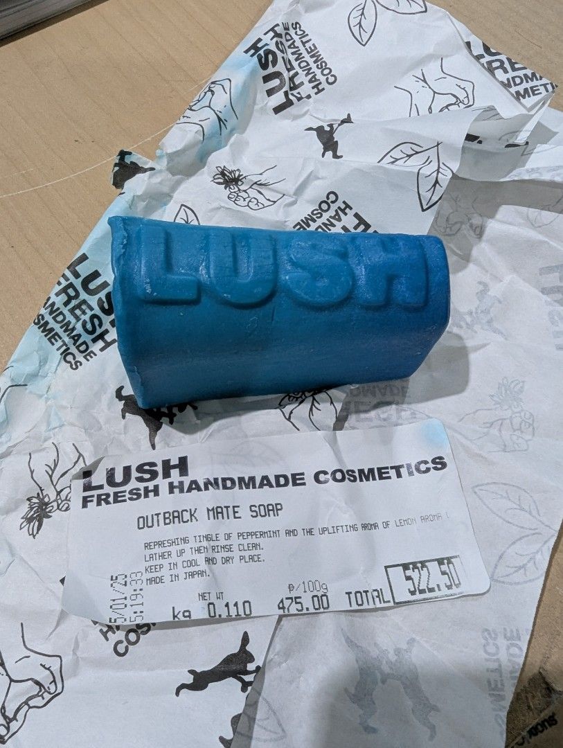 LUSH Soap sample (Category: Bath) located in Davao. Submitted by betty_2013 (Listing ID 1396862708, Image 1). Description: authentic LUSH soap.