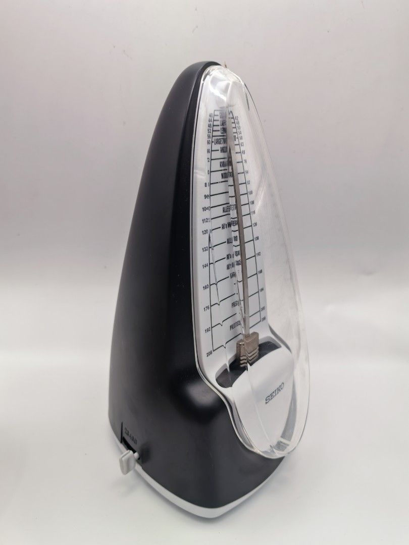 Metronome - SIEKO (Category: Musical Instruments) located in Cebu City. Submitted by dudes_villanueva (Listing ID 1396994423, Image 2). Description: Metronome Brand: Seiko Model: SPM320 📌In excellent working condition. 📌Acrylic Case cover has crack. Not an issue..