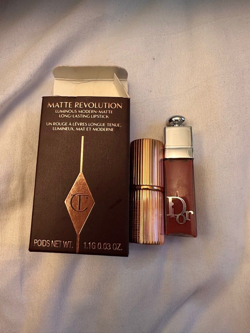 Mini Dior Lip Maximizer & CT Pillow Talk (Category: Makeup) located in San Fernando. Submitted by kringday (Listing ID 1396938056, Image 1). Description: Get the 2 minis for 750 Just swatch in cotton buds to lips Not my shade.
