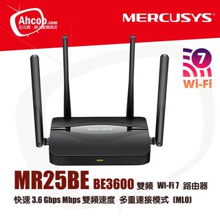 MR25BE BE3600 Dual-Band Wi-Fi 7 Router - MERCUSYS Authorized Product with 3-Year Warranty 🔥 Brand New Stock, Physical Store, SF Express Same-Day Dispatch 🔥64185546802049110