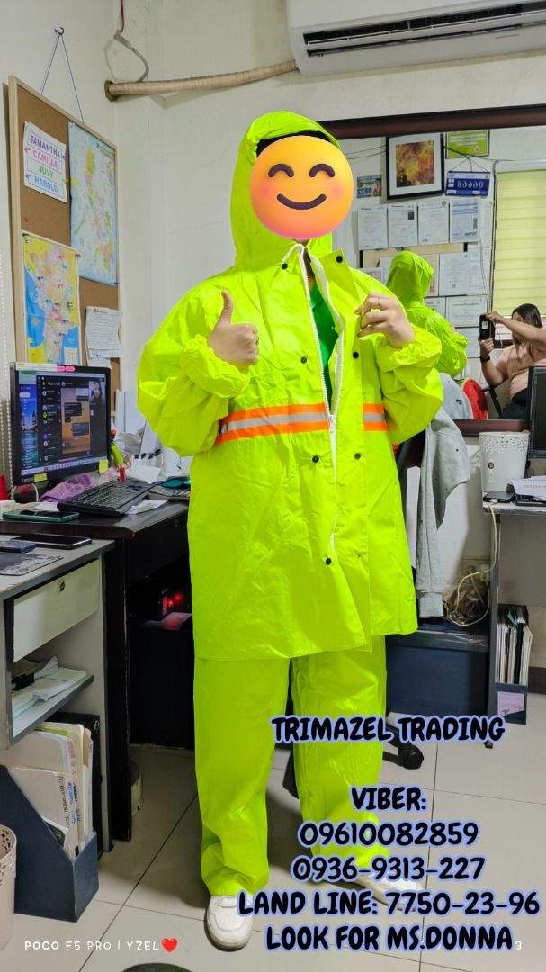 omaga rain coat jacket and pants (Category: Construction Tools & Equipment) located in Pasig City. Submitted by _mharga811 (Listing ID 1396912035, Image 1). Description: ✅ Guaranteed lowest price ✅ Quality products ✅ Big discount for bulk orders ✅ 100% LEGIT TRUSTED SUPPLIER! ✅ With Complete Legal Documents ✅ BIR Registered We Supply All Kinds Of PPE Supplies, Raincoat, Hard Hat, Cooler Box, Plastic Trash Bin, Road Barriers, Kayak Boats, Crystal 