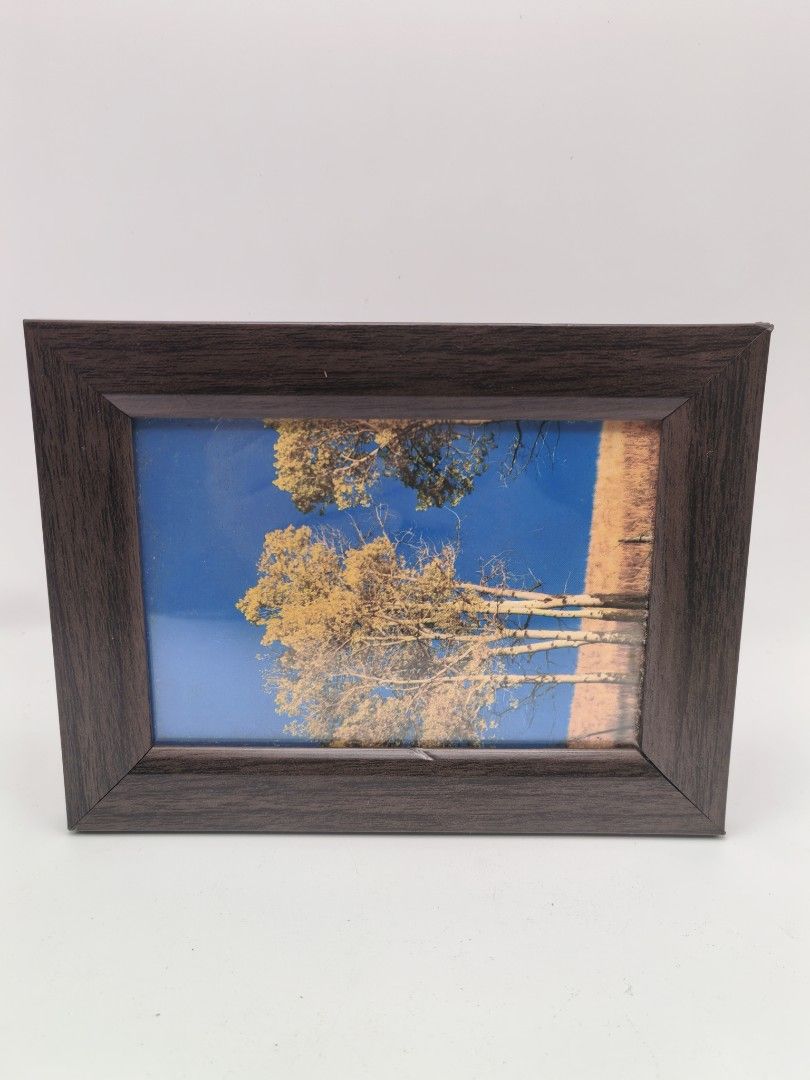 Picture Stand Frame (Category: Frames & Pictures) located in Cebu City. Submitted by dudes_villanueva (Listing ID 1396927360, Image 2). Description: Picture Stand Frame Material: Wood and Glass 📌In very good condition. Has small dent. Not an issue. 📌4R size Display Area: 3.1x4.6 inch Frame Size: 4.75x6.25 inch.