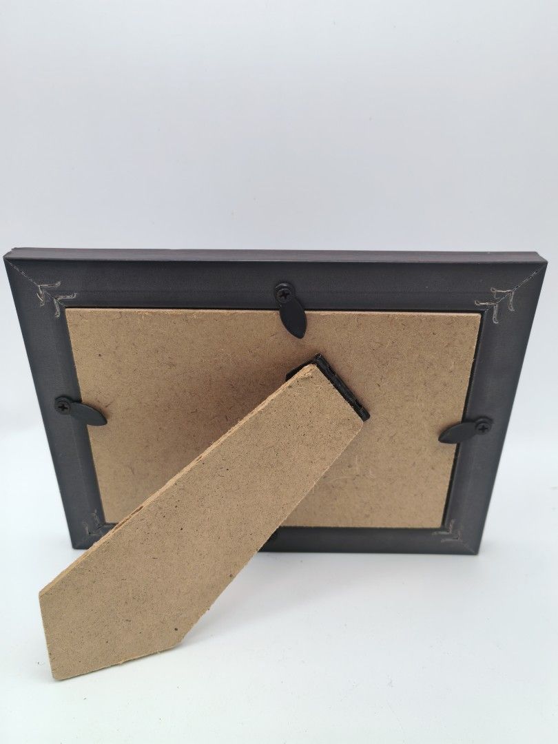 Picture Stand Frame (Category: Frames & Pictures) located in Cebu City. Submitted by dudes_villanueva (Listing ID 1396927360, Image 3). Description: Picture Stand Frame Material: Wood and Glass 📌In very good condition. Has small dent. Not an issue. 📌4R size Display Area: 3.1x4.6 inch Frame Size: 4.75x6.25 inch.