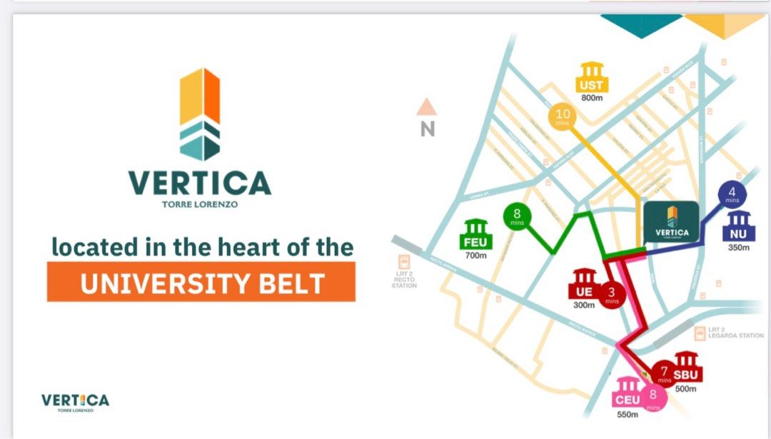 PRE SELLING CONDO! VERTICA (Category: Apartments & Condos) located in Quezon City. Submitted by dhalia.polledo (Listing ID 1396963371, Image 2). Description: 📣 VERTICA TORRE LORENZO 💥Pre Selling Project by Torre Lorenzo 📍 San Anton cor. Reten Street Sampaloc Manila NEARBY UNIVERSITY BELT ▪️University of the East ▪️Far Eastern University ▪️National University ▪️University of Sto.Tomas ▪️San Beda College ▪️Centro Escolar University 🔺Near LRT 2 