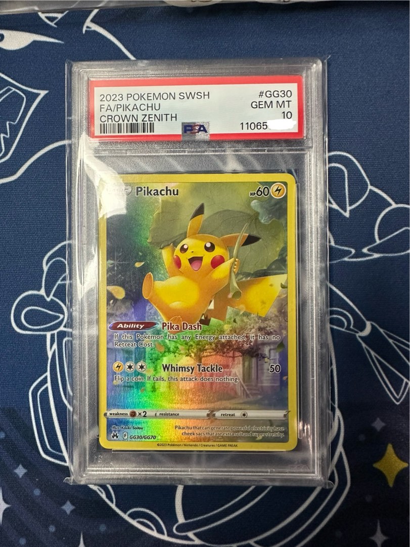 Carte Pokémon Pikachu GG30/GG70 EB12.5 Epée & Bouclier Zenith Suprême FR NEUF Carte Pokémon Pikachu GG30/GG70 EB12.5 Epée & Bouclier Zenith Suprême FR NEUF