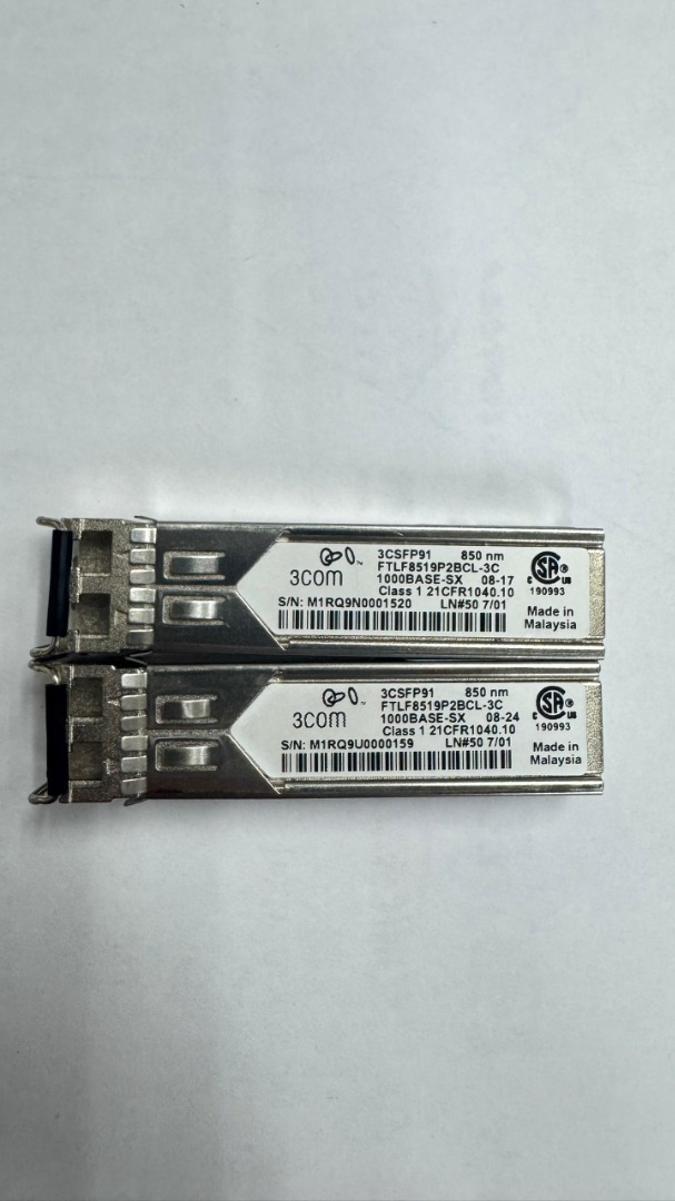 [Refurbished] 3Com 3CSFP91 Transceiver Module, Computers & Tech, Parts ...