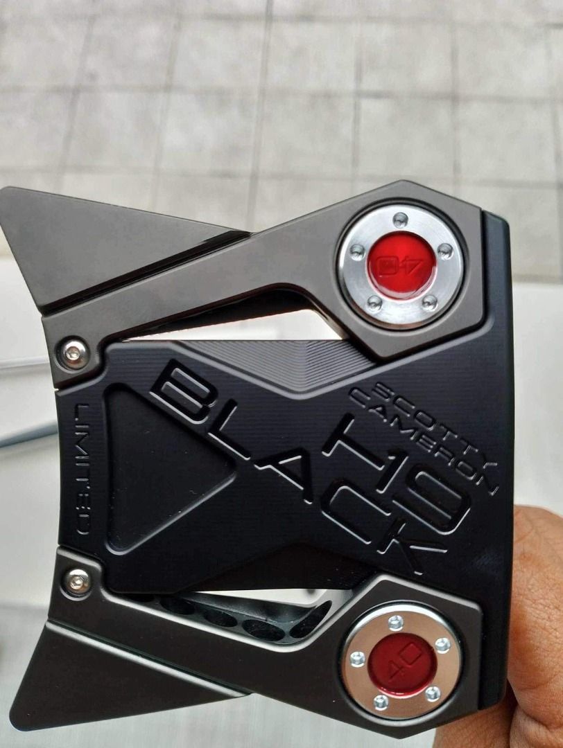 Scotty Cameron H9 Black (Category: Golf) located in Manila. Submitted by travis1894 (Listing ID 1396893223, Image 1). Description: - Scotty Cameron H9 Black putter - Limited edition - Features a stylish black design - Excellent condition - High-quality construction.
