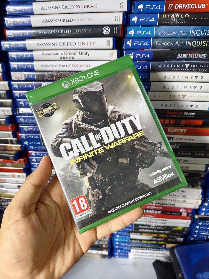 SEALED XBOX GAME / COD INFINITE WARFARE / (Category: Xbox) located in Manila. Submitted by mikkolosg20176 (Listing ID 1396852909, Image 1). Description: TRADE OR SALE GAME PRICE: 500 📍 SHIPPING OR PICKUP 📍 BAGUMBAYAN TAGUIG 📍PIN LOCATION: MCG PURPLE GAMING TAGUIG.