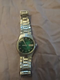 Seiko LM, green gradient dial watch,64205547751811110