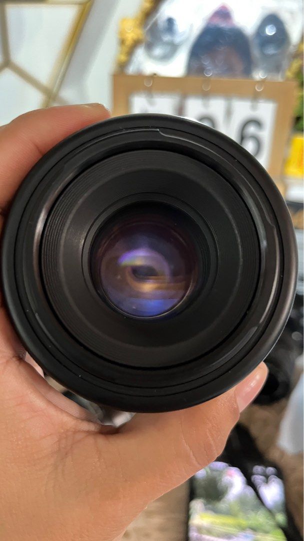 Sigma prime lens 60mm f-mount (Category: Lens & Kits) located in Manila. Submitted by mysticfox-2237 (Listing ID 1397018818, Image 2). Description: Sigma Prime Lens 60mm for nikon f-mount f2.8 working autofocus for motorized nikon unit, Manual for non motorized unit. issue:minor fungus di nakakaapekto sa output loc paranaque.