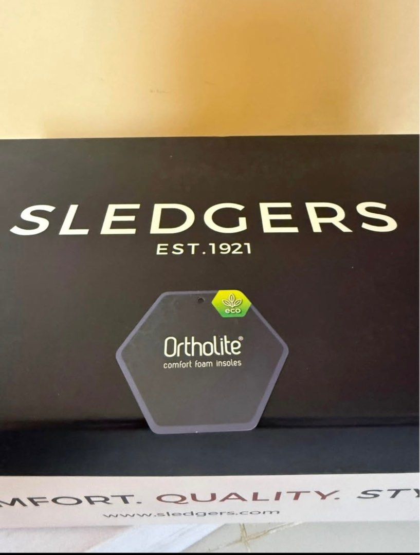 Sledgers Black Sneakers with Ortholite Insoles (Category: Casual Shoes) located in Caloocan City. Submitted by marcoamend33229 (Listing ID 1396912769, Image 2). Description: - Sledgers black sneakers - Leather and suede construction - Ortholite comfort foam insoles - White midsole with gum outsole - Includes original box - Ideal for daily wear - Offers both style and comfort -Size 41 -Twice used since purchased .