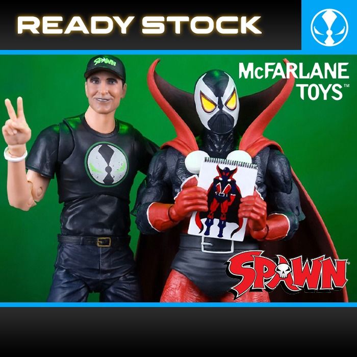 Spawn Action Figure 7 Inch Spawn & Todd McFarlane (30th Anniversary ...