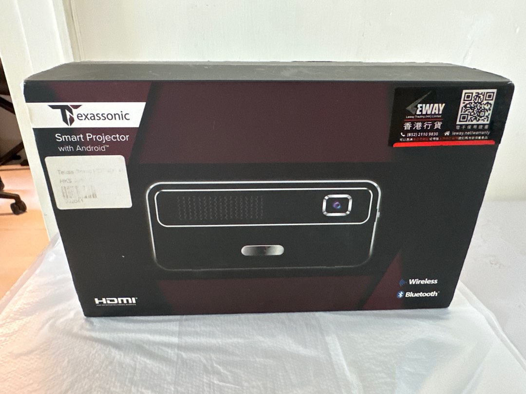 Texassonic Smart Projector with Android, 家庭電器, 電視 & 其他娛樂, 投影機 - Carousell