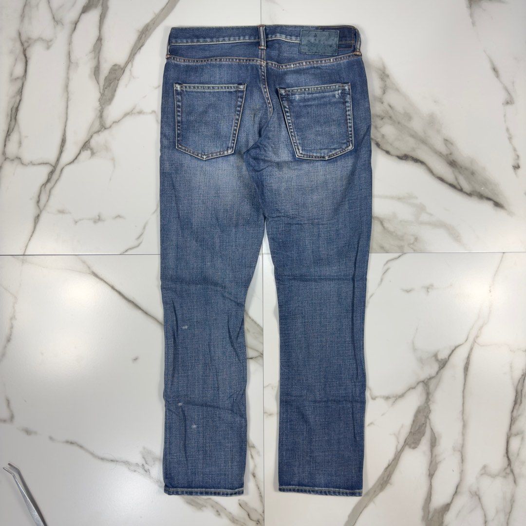 Visvim - Socail Sculpture 04D12 Denim - Pants (Category: Jeans) located in Dasmarinas. Submitted by F_A_Q (Listing ID 1396863864, Image 2). Description: Size : - 30 Waistline - 38 In. Length - 9 In. Crotch - 28 In. Inseam - 6.5 In. Hem 9.5/10 Overall usage No issue Composition : - 100% Cotton - Made in Japan.