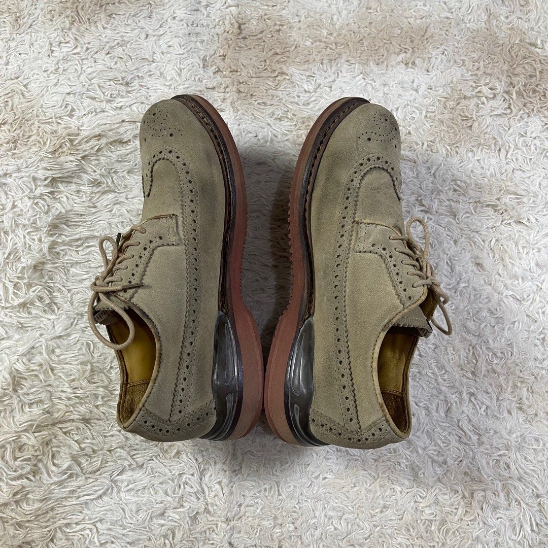 VISVIM PATRICIAN WT FOLK WINGTIP SUEDE SHOES (Category: Sneakers & Footwear) located in Cavite. Submitted by grazyluxe (Listing ID 1396975980, Image 3). Description: VISVIM PATRICIAN WT FOLK WINGTIP SUEDE SHOES Details: - Good Condition - 8.5/10 Overall Usage - Signs Of Usage - Size Already faded Size: - 12 inches heel to Toe - US Men’s 10.5–11 (EU 44–44.5) size range. 4999php Free Shipping..