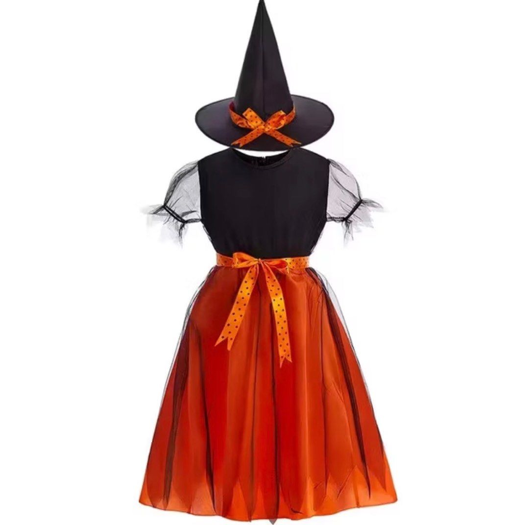 Witch costume dress (Category: Babies & Kids Fashion) located in Paranaque City. Submitted by ledzai (Listing ID 1396914107, Image 1). Description: Witch dress for kids 4 to 8yrs old Below the knee Good as new Used once only.