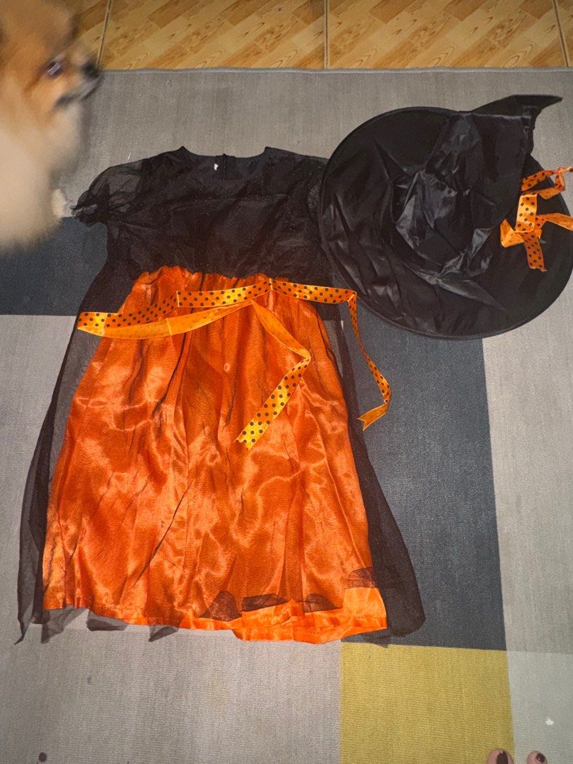 Witch costume dress (Category: Babies & Kids Fashion) located in Paranaque City. Submitted by ledzai (Listing ID 1396914107, Image 2). Description: Witch dress for kids 4 to 8yrs old Below the knee Good as new Used once only.