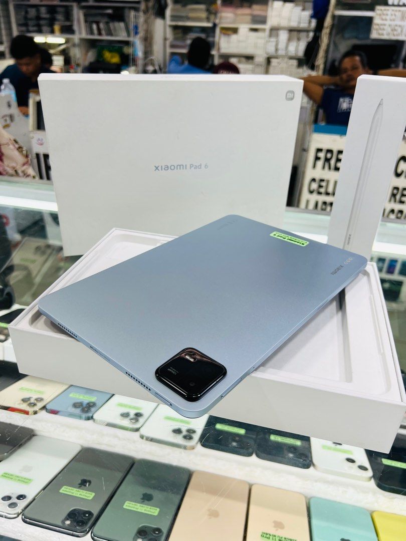 Xiaomi Pad 6 6+2/128GB Wifi only no issues complete (Category: Android) located in San Juan City. Submitted by najihahtelecomshop2018 (Listing ID 1397009804, Image 3). Description: Legit Store | Original unit FOR SALE | TRADE / SWAP ▫️INSTALLMENT thru: 🔸Credit Card (straight / installment) 🔸Ggives / Gcredit + 6% interest 🔸Spay Later + 6% interest (RFS: Buy and Sell any kinds of Gadgets) Description: Xiaomi Pad 6 6/128GB Wifi only NTC APPROVED 