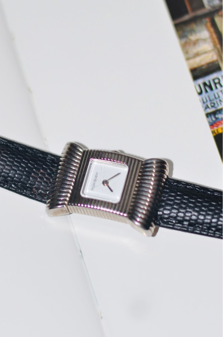 Ysl Ribbon Yves Saint Laurent Ribbon Watch, Luxury, Watches on Carousell