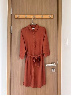 棕色襯衫裙64242126434819110