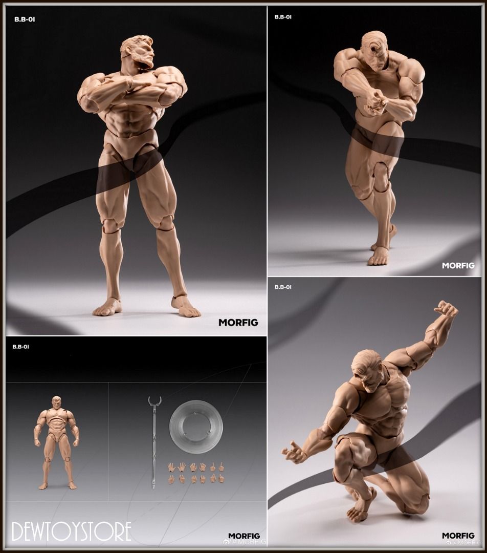 ⭐ [𝗣𝗿𝗲-𝗼𝗿𝗱𝗲𝗿] Queen Studios InArt MORFIG 1/12 Scale Action Figure ...