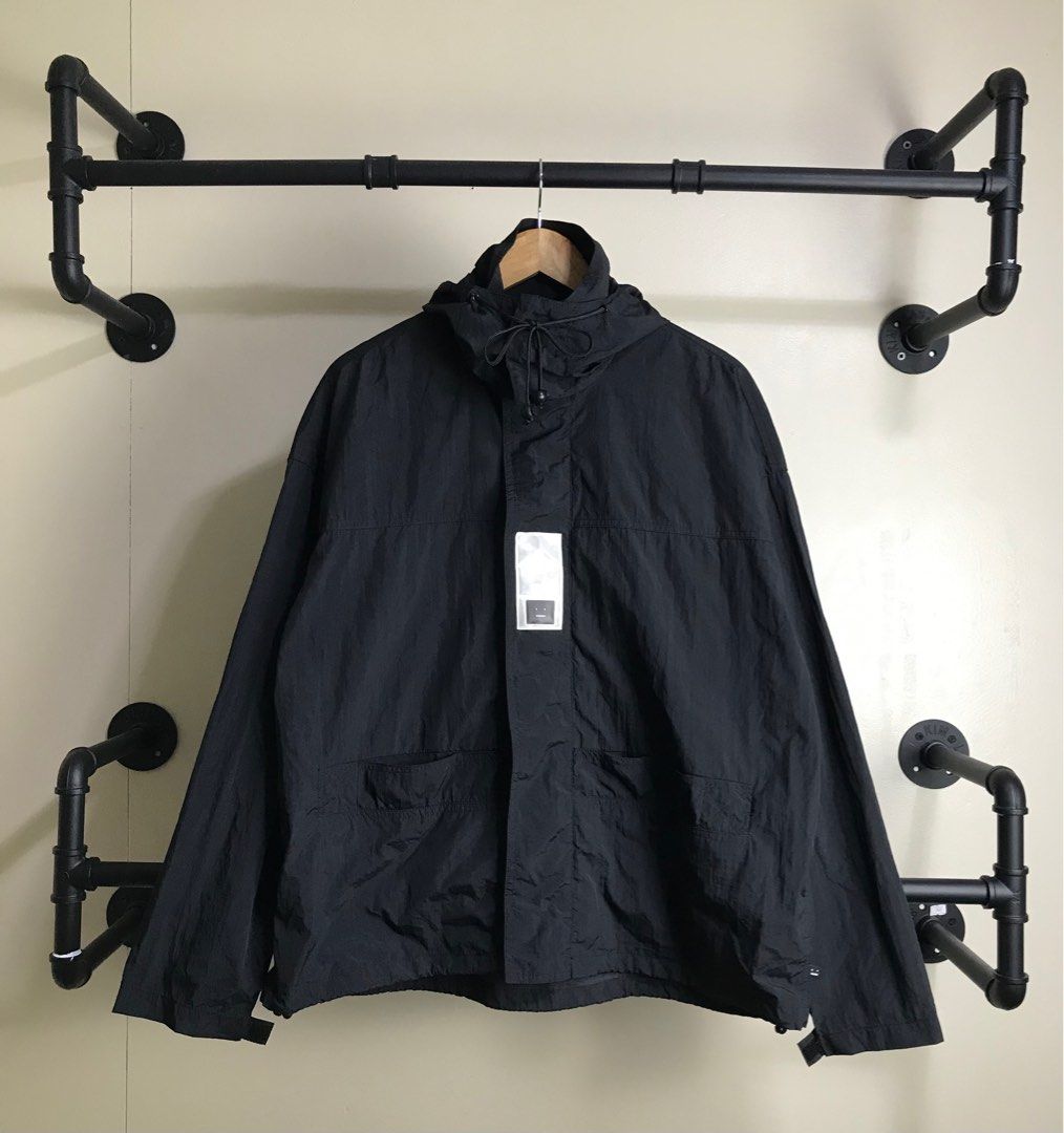 Acne Studios Olen Appliquéd Face Nylon Hooded Jacket (Category: Coats, Jackets and Outerwear) located in Cabanatuan. Submitted by cabsygoods (Listing ID 1397151535, Image 3). Description: Acne Studios Olen Appliquéd Face Nylon Hooded Jacket Dimes 25 x 27.5 inches Very good condition No issue Color rate 9/10 Dm to purchase! 📩.