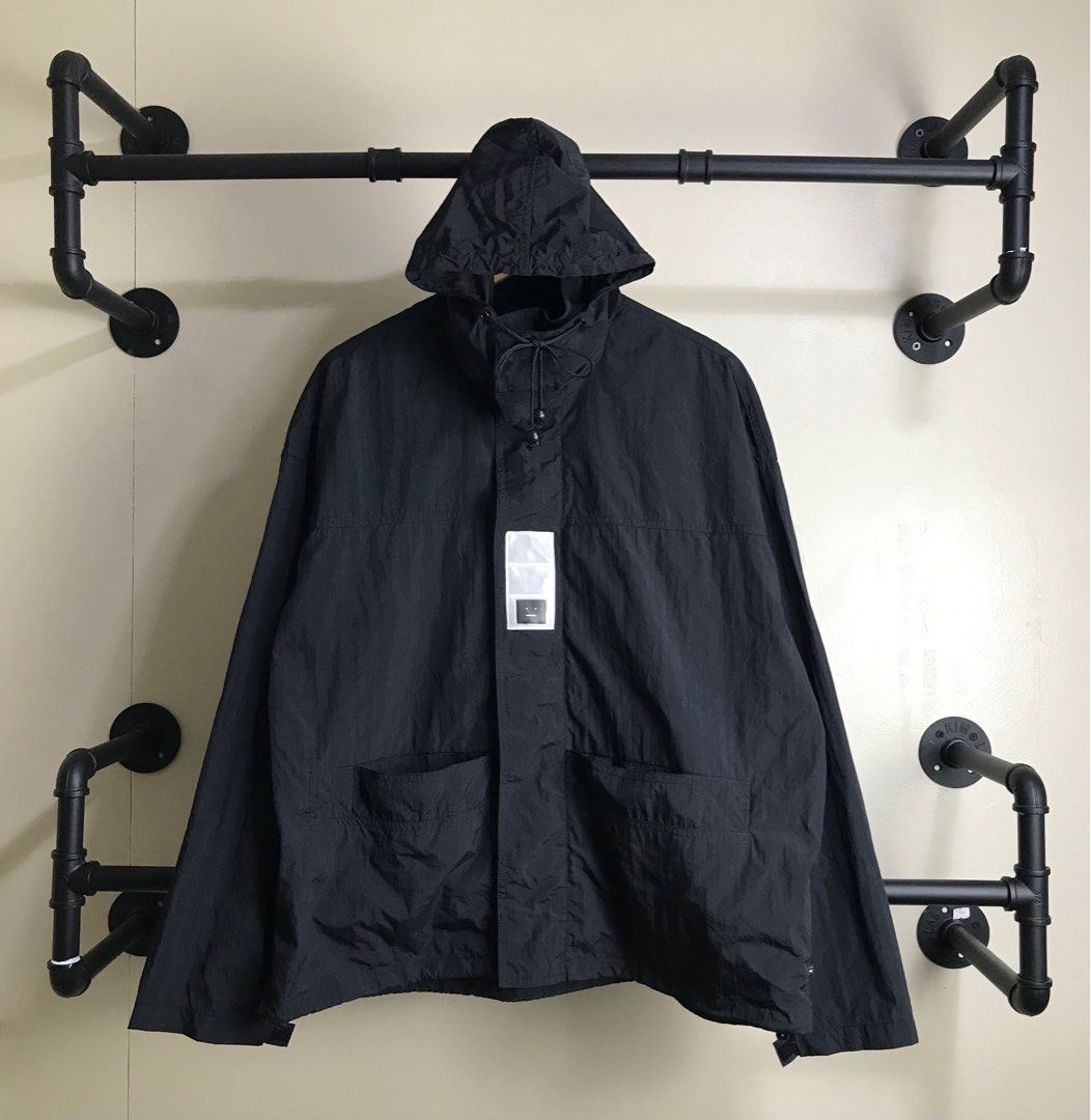 Acne Studios Olen Appliquéd Face Nylon Hooded Jacket (Category: Coats, Jackets and Outerwear) located in Cabanatuan. Submitted by cabsygoods (Listing ID 1397151535, Image 1). Description: Acne Studios Olen Appliquéd Face Nylon Hooded Jacket Dimes 25 x 27.5 inches Very good condition No issue Color rate 9/10 Dm to purchase! 📩.
