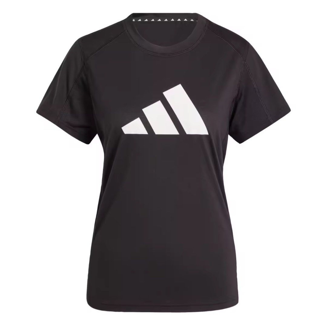 Adidas Training Train Essentials Big Performance Logo Training Tee Women (Category: Shirts) located in Manila. Submitted by nicoleaaa (Listing ID 1397113484, Image 1). Description: Original price is P2000 (with tag) - Adidas training tee - Black color - Adidas logo on front - Crew neck and short sleeves - New with tags - Lightweight and breathable material - Ideal for training and athletic activities.