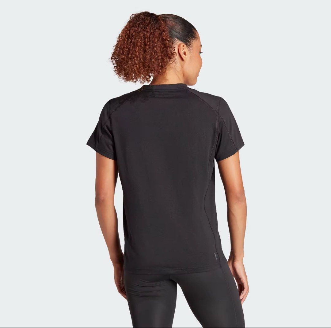 Adidas Training Train Essentials Big Performance Logo Training Tee Women (Category: Shirts) located in Manila. Submitted by nicoleaaa (Listing ID 1397113484, Image 2). Description: Original price is P2000 (with tag) - Adidas training tee - Black color - Adidas logo on front - Crew neck and short sleeves - New with tags - Lightweight and breathable material - Ideal for training and athletic activities.
