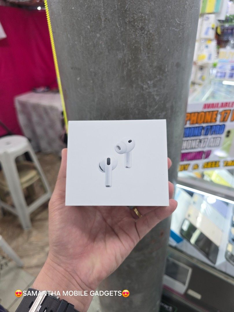 Airpods Pro 3 Original (Category: Headphones & Headsets) located in Manila. Submitted by lenweltong05295 (Listing ID 1397076793, Image 1). Description: Airpods Pro 3 Original Brandnew Sealed with Warranty Onhand Stock.
