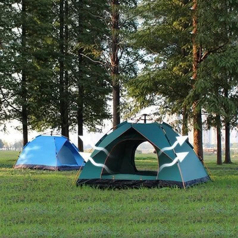AUTOMATIC CAMPING TENT (Category: Hiking & Camping) located in Manila. Submitted by haideshop (Listing ID 1397135150, Image 3). Description: Automatic camping tent 1200 4 person 1500 6 person.