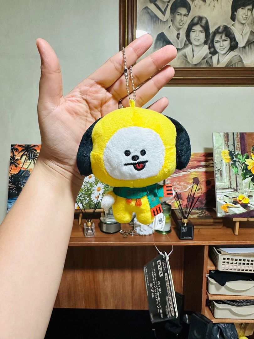 Banpresto BT21 Chimmy Plush Charm (Category: Plushies & Soft Toys) located in Marikina City. Submitted by cadencelane (Listing ID 1397066093, Image 1). Description: Authentic Approx 10cm Like new condition ACTUAL PHOTOS ARE POSTED Shipping available nationwide .