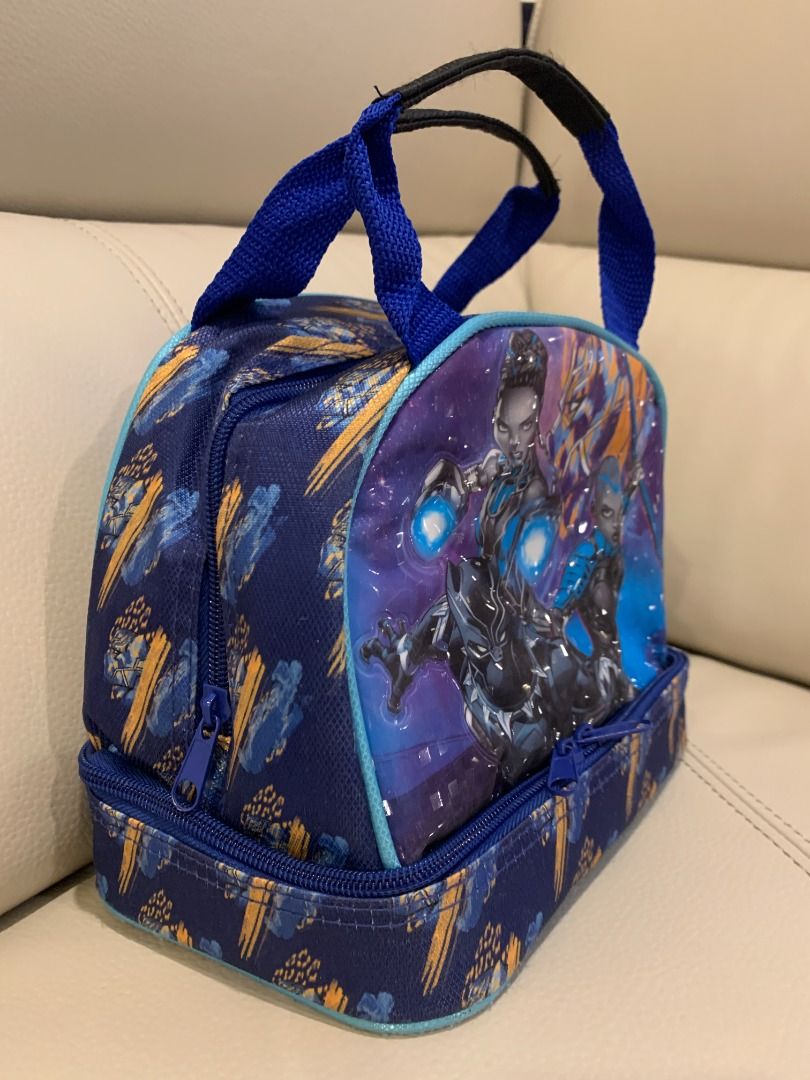 Brand New Marvel Black Panther Insulated Lunch Bag (Category: Parents, Babies & Kids Others) located in Vancouver. Submitted by eddymong2355175 (Listing ID 1397051972, Image 2). Description: - Brand new, never used - lightweight and easy to clean - perfect for kids’ school lunches - from smoke and pet free home - door pick up in Willoughby, Langley - first come, first serve, no hold - CASH ONLY.