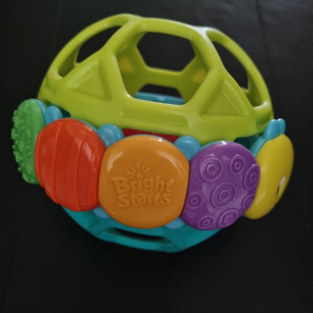 Bright Starts Oball Classic Easy Grasp Toy / Rattle Easy-Grasp Toys ...