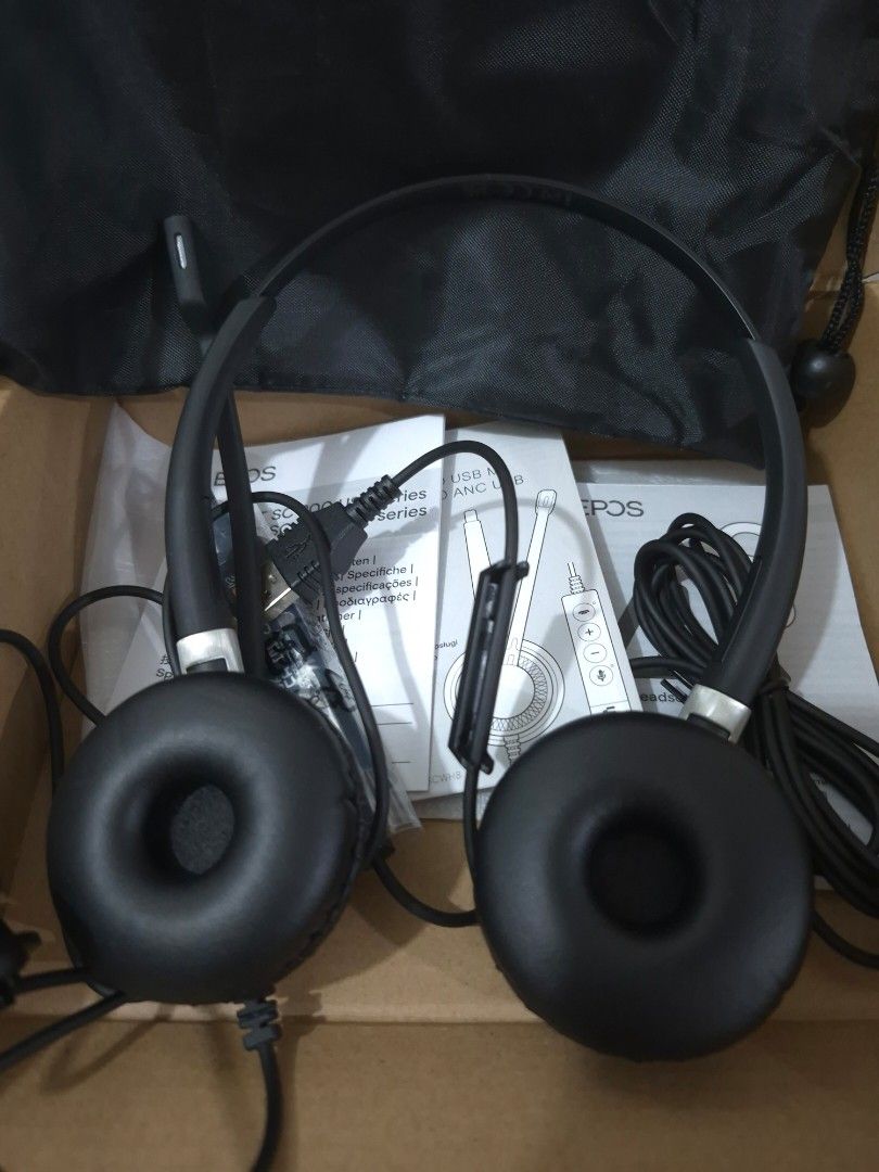 EPOS IMPACT SC 660 USB ML Headset (Category: Headphones & Headsets) located in Makati City. Submitted by mckie (Listing ID 1397055850, Image 2). Description: EPOS IMPACT SC 660 USB ML — Dual-Sided, Noise-Cancelling, MS Teams Certified Professional-grade wired headset for calls, meetings, or BPO work. Clear voice pickup even in noisy homes — perfect for remote work or when you have kids around. Dual-sided on-ear design with plush leatherette cushi
