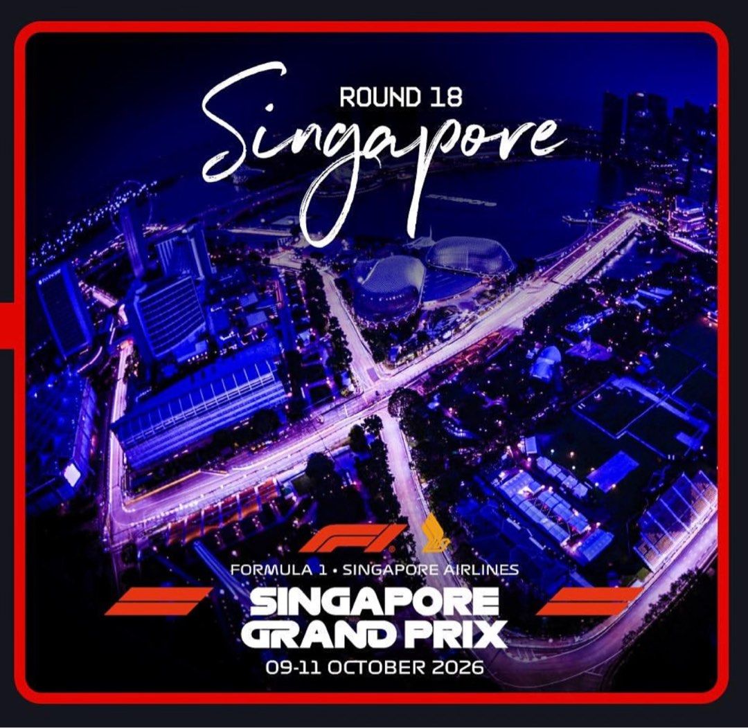 [F1] *LANA DEL REY* Singapore Grand Prix 2026 Tickets - Premier ...