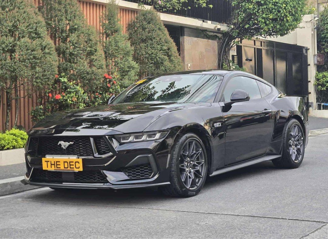 Ford Mustang 5.0 GT V8 Auto (Category: Used Cars) located in Manila. Submitted by quality_cars (Listing ID 1397185875, Image 3). Description: FOR SALE - Guaranteed Best Buy! Brand: Ford Model: Mustang 5.0 GT V8 Year Model: 2024 Model (Latest Model) Transmission: Automatic Color: Black Fuel Type: Gas Mileage: 1K Guaranteed Legit Mileage Only Ending Plate: “6” Wednesday Coding MY SELLING PRICE: 3.478M Trade In Ok, Financing Ok Latest Model All Stoc