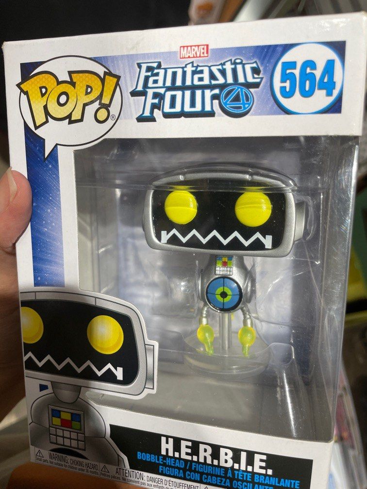 H.E.R.B.I.E. Fantastic Four Funko Pop (Category: Designer & Blind Box Toys) located in Cebu City. Submitted by lexbehonest (Listing ID 1397160137, Image 1). Description: 2019 Edition Location: Cebu.