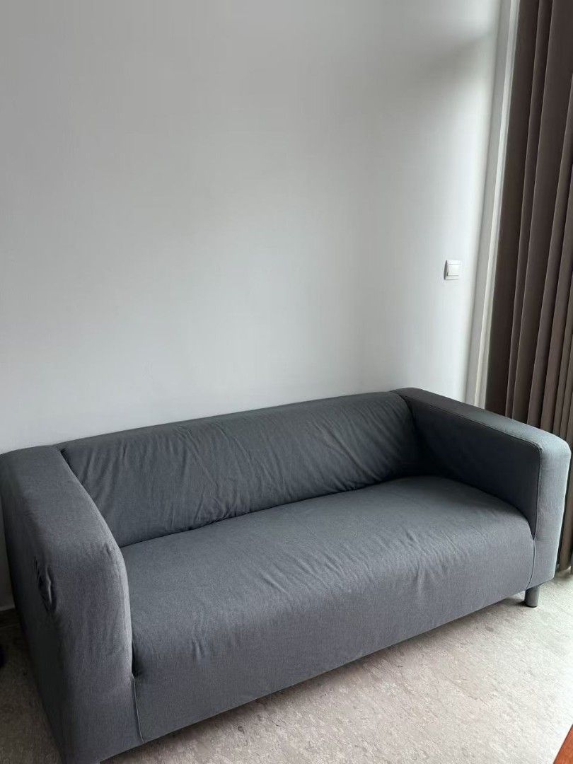Ikea Sofa (Category: Sofas) located in Singapore. Submitted by weezard (Listing ID 1397203003, Image 2). Description: ikea 3 seaters sofa. 2 set of cover..
