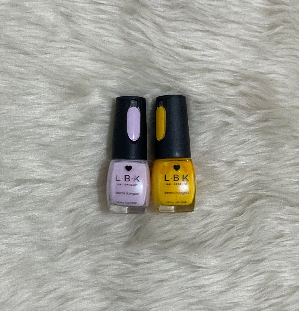 LBK Nail Lacquer Nail Polish Bundle (Category: Hands & Nails) located in Caloocan City. Submitted by de_clothur (Listing ID 1397051633, Image 1). Description: Please read before making an offer😊 💅all nail polishes bottle are cleaned to avoid difficulty on opening and drying out 💅the nail polishes is still good condition and watery consistency like a new nail polish 💅 take consideration of its original prices, these nail polishes are original.