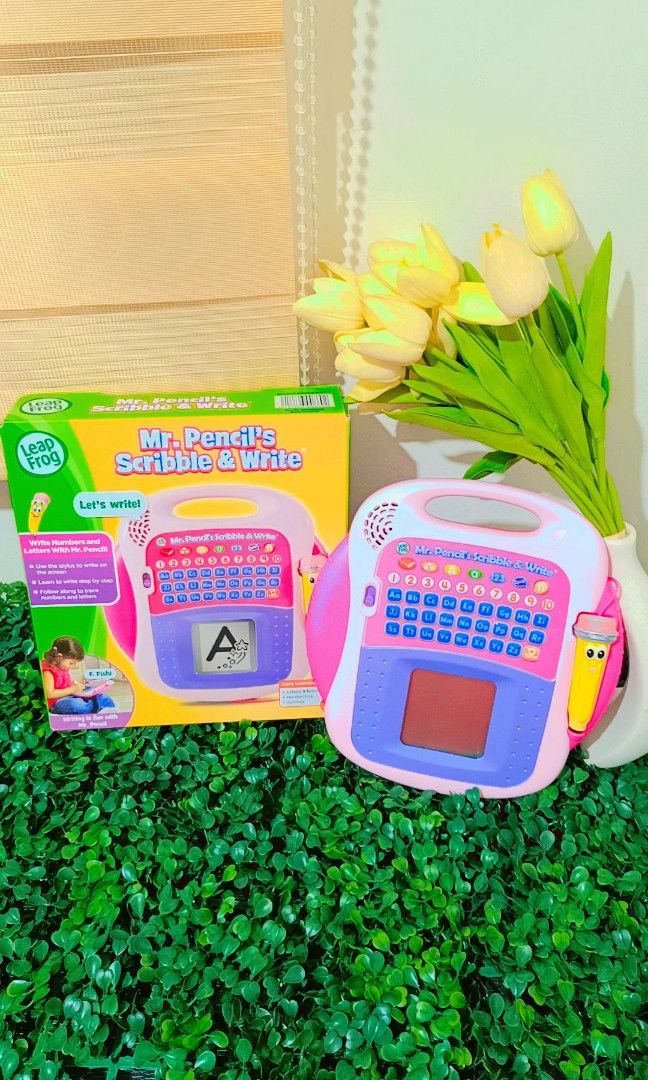 Leapfrog Mr. Pencil Scribble & Write Pink (Category: Stationery & School Supplies) located in Quezon City. Submitted by mhoniqvela04 (Listing ID 1397109215, Image 1). Description: Original Brandnew from USA Complete Set Working Well Actual pic posted.