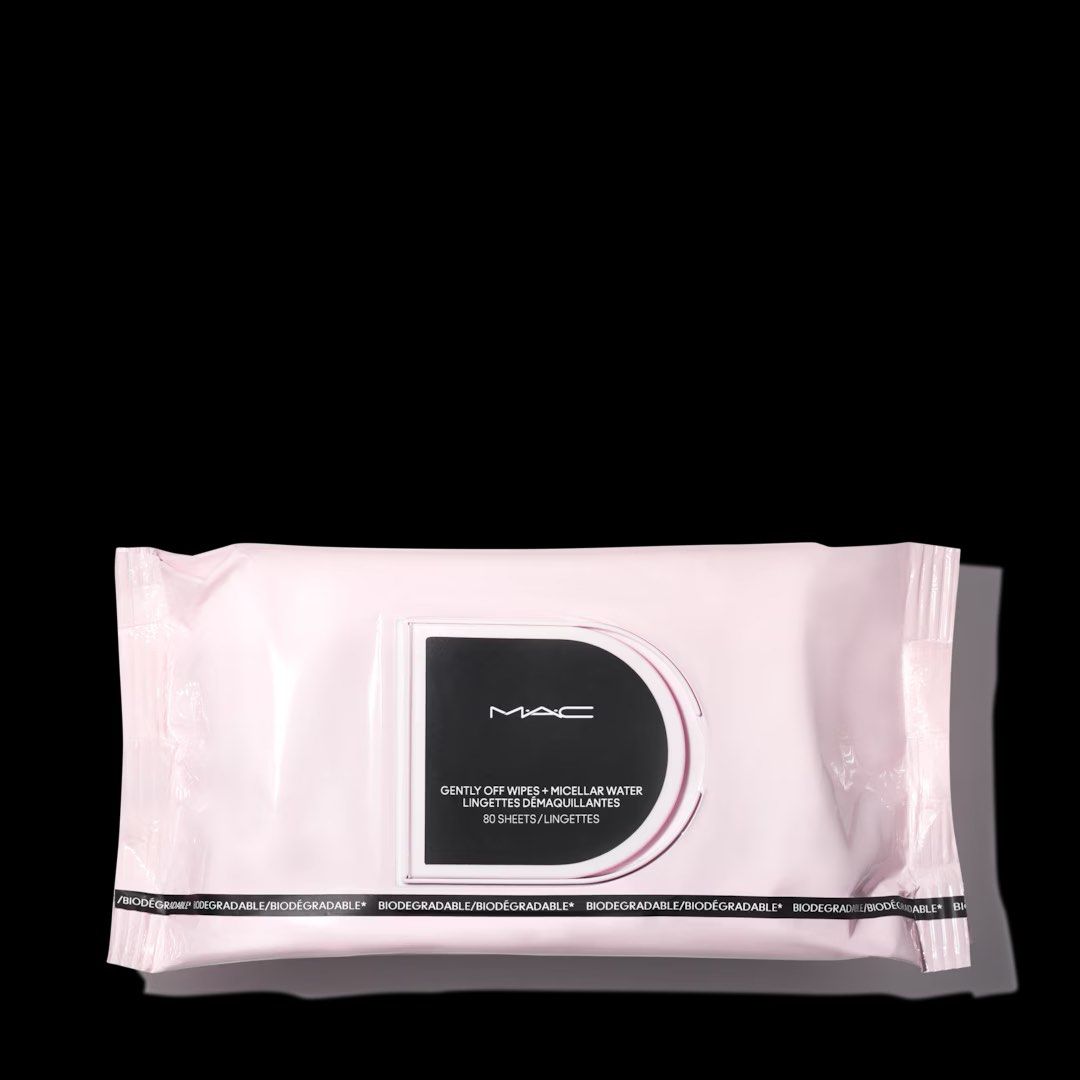 MAC make up remover wipes (Category: Makeup) located in Manila. Submitted by paperthread (Listing ID 1397085712, Image 1). Description: 80 sheets Mac Gently off wipes + micellar wate .
