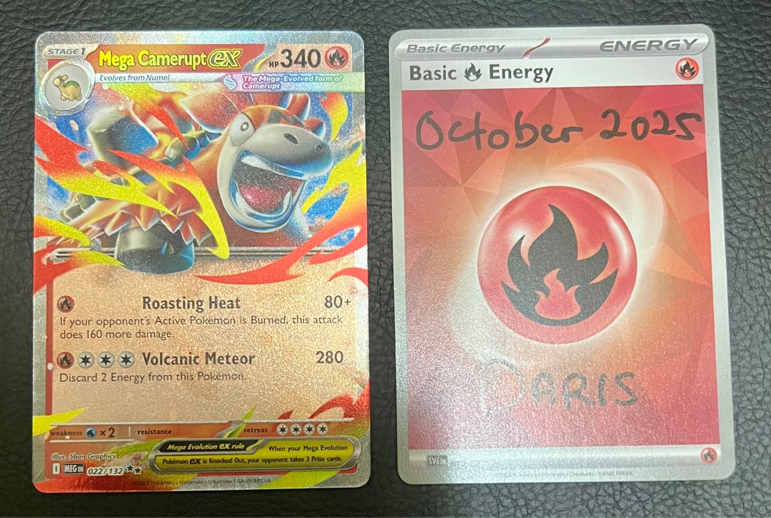 Carte pokemon mega camerupt ex 022/132 mega evolution - Collection