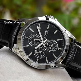 Montres Company 香港註冊公司(32年老店) 卡西歐 CASIO 30米防水 真皮錶帶 MTP MTPV302 MTPV302L MTP-V302 MTP-V302L MTP-V302L-1 MTP-V302L-1A 棕銀色 有現貨64208961689347110