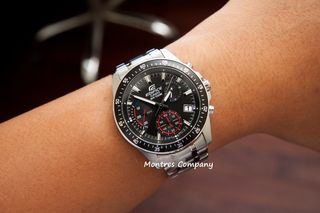 Montres Company 香港註冊公司(32年老店) 卡西歐 CASIO EDIFICE 不鏽鋼錶帶 不鏽鋼 100米防水 EFR EFR540 EFR540D EFR-540 EFR-540D EFR-540D-1 EFR-540D-1A 銀綠色 有現貨64209177726977110