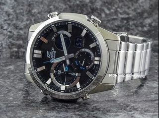 Montres Company 香港註冊公司(32年老店) 卡西歐 CASIO EDIFICE 不鏽鋼錶帶 不鏽鋼 一鍵式三折扣 100米防水 ERA ERA500 ERA500D ERA-500 ERA-500D ERA-500D-1 ERA-500D-1A 銀黑色 有現貨64243048464769110